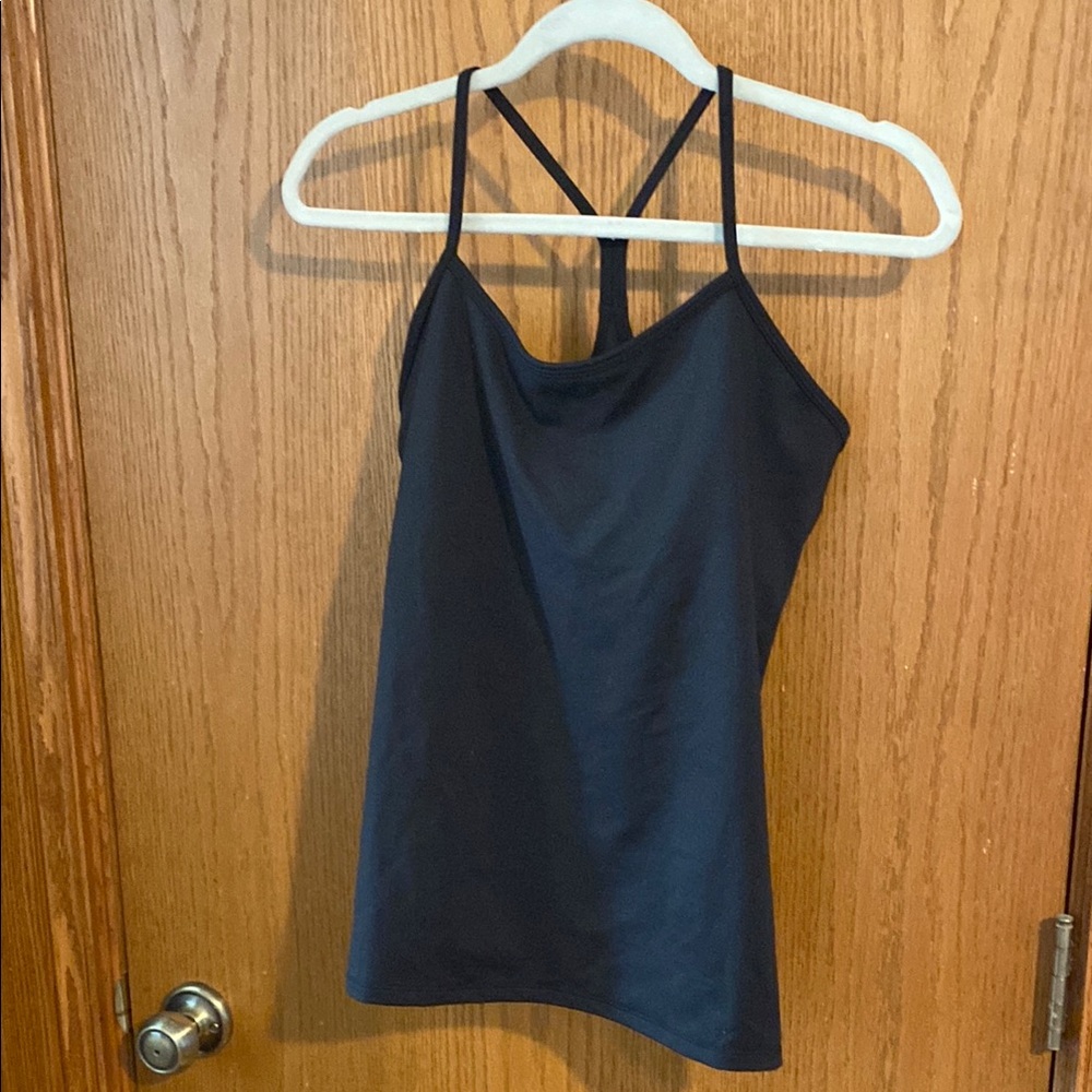 Women's Black Strappy Top